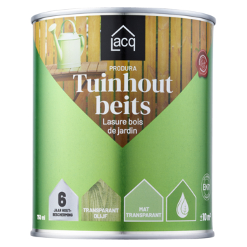 Lacq Produra Tuinhout beits transparant olijf 750 ml