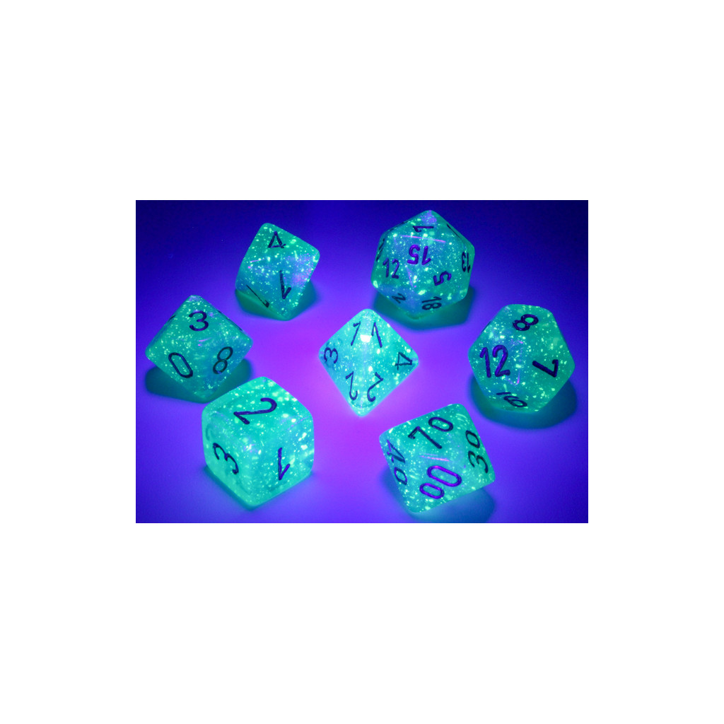 Set de 7 Dés JDR Chessex : Borealis