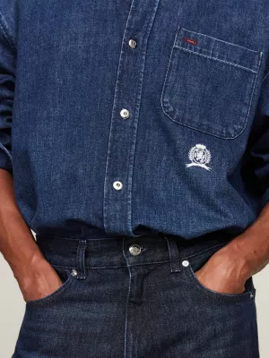 Camisa jeans Crest Classic Fit