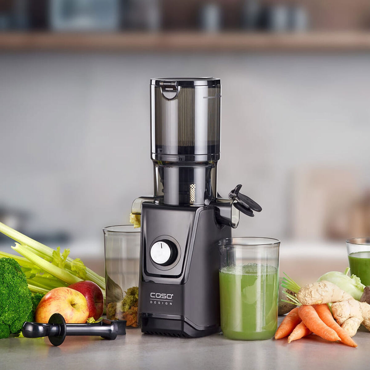 Caso Slow Juicer, matt svart