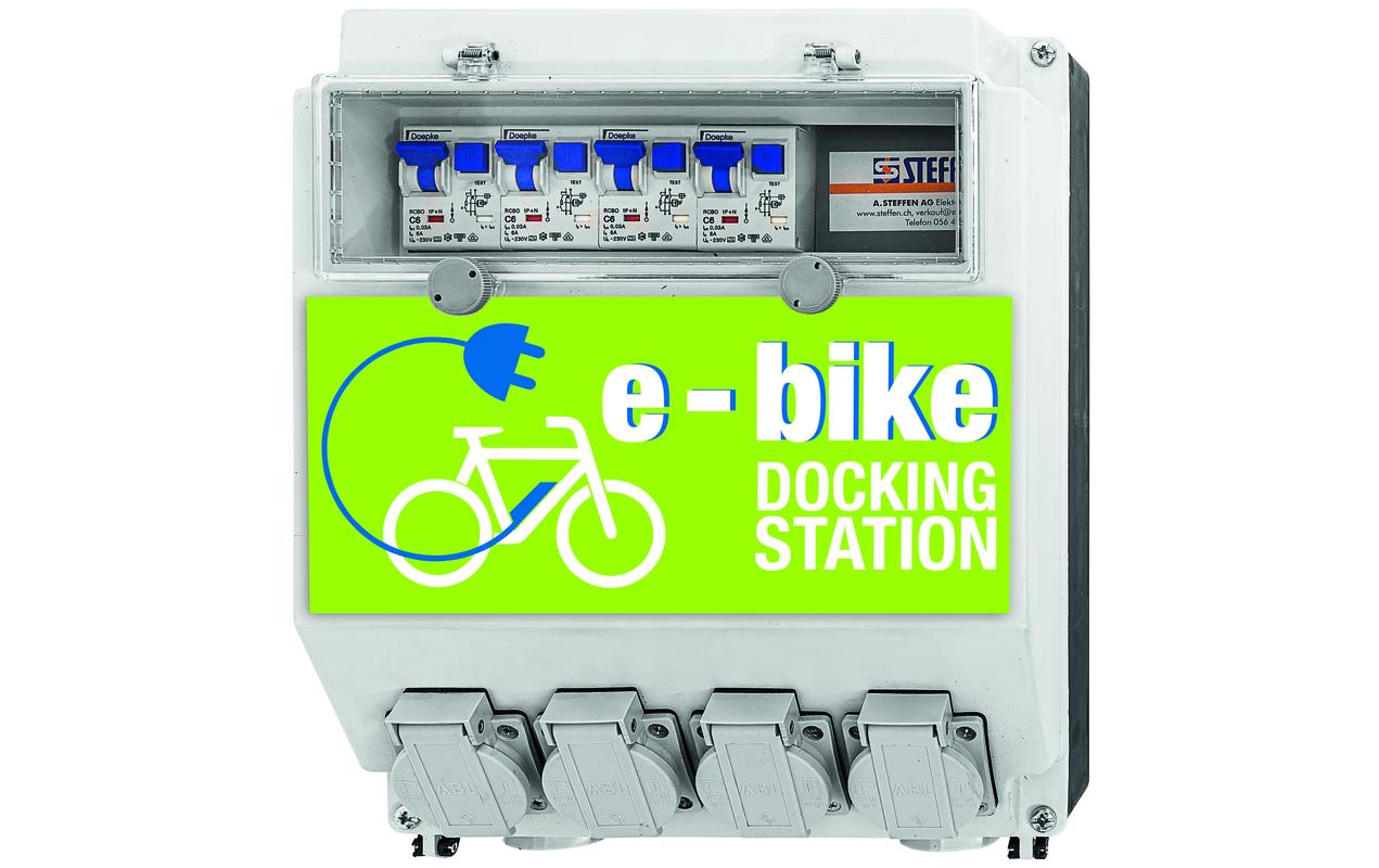 Stromverteiler 4x T13, E-Bike<br>Verteiler E-Bike Ladestation 4xT13
