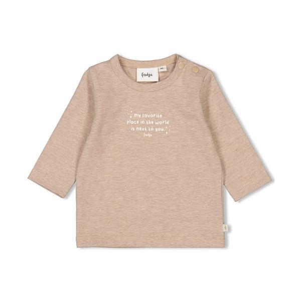 Feetje The Magic is in You T-Shirt - Taupe Melange