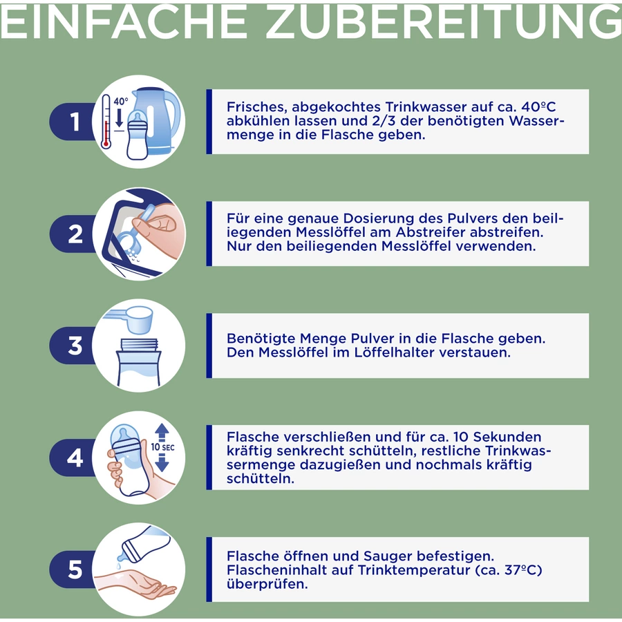 Aptamil Folgemilch 2 Organic 6x 800g nach 6. Monat