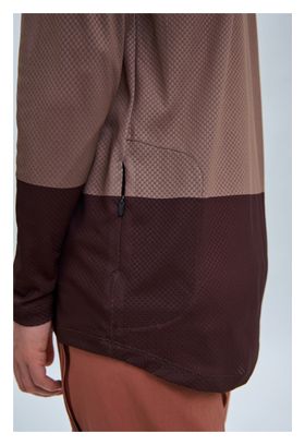 Maillot Manches Longues Femme Poc MTB Pure Marron Foncé/Clair
