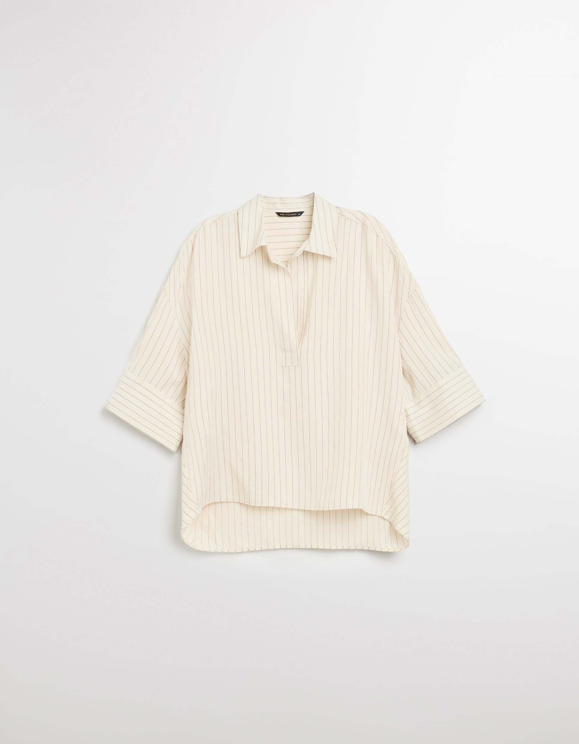 Blusa Liocel de Riscas, Mulher, Bege