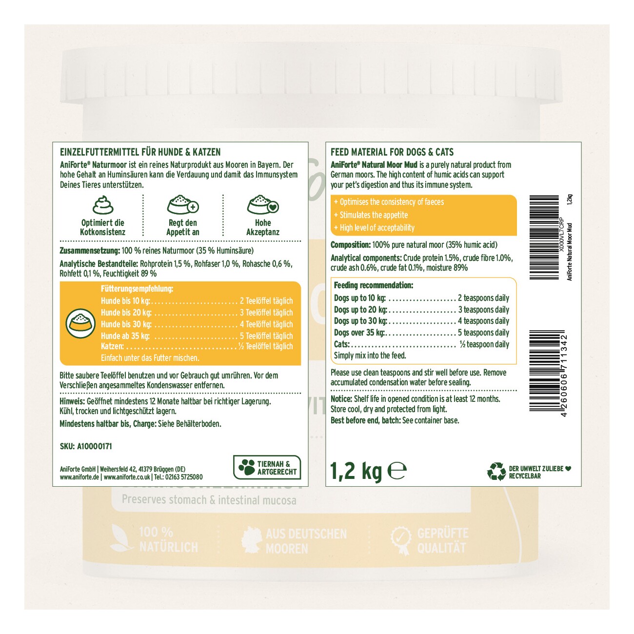 AniForte Heilmoor 1,2 kg