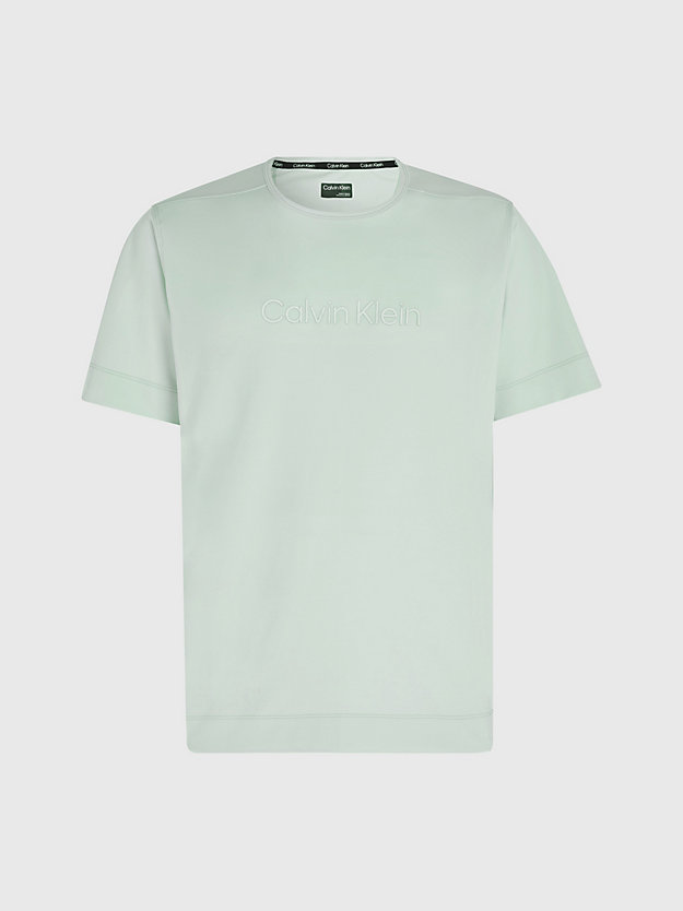 Camiseta de ginástica com logotipo