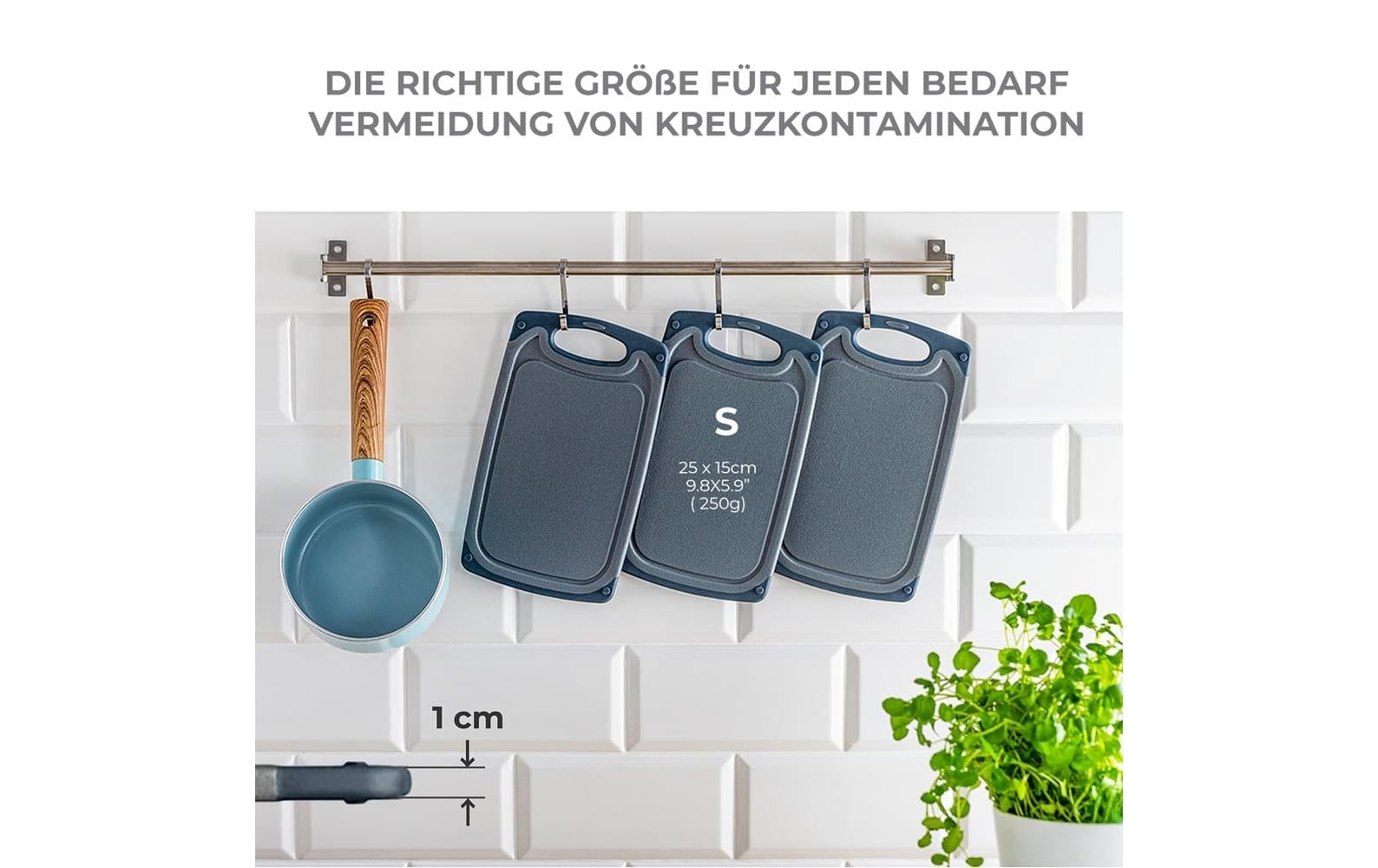 Schneidebrett »Exitoso Schneidebrett 15 cm  x 25 cm«