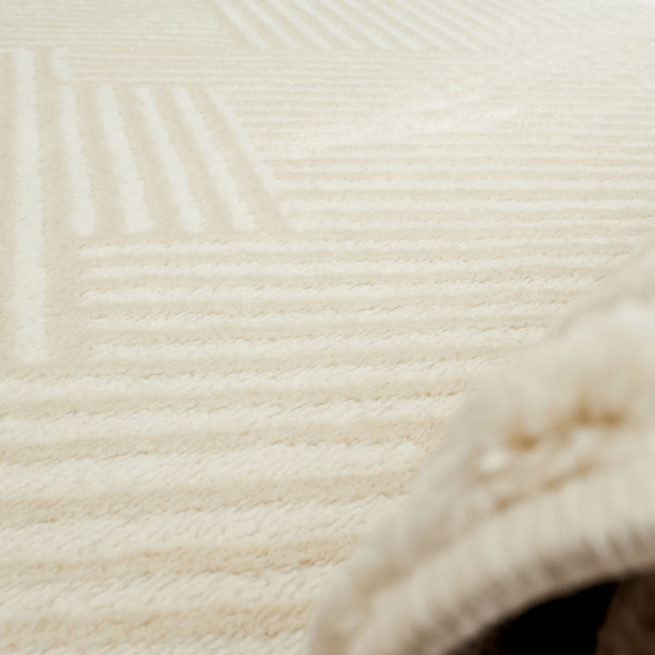 Nazar Rugs Tapis Bianca 160 crème - 80x150 cm
