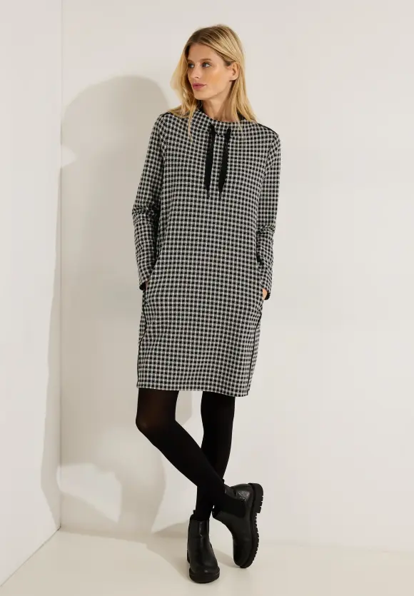 Jacquard Kleid - Black