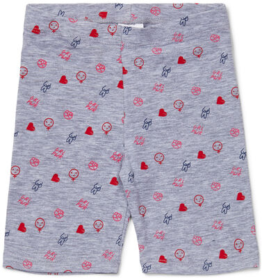 Luca & Lola Agnese Sykkelbukse 2-Pack, Grey Melange