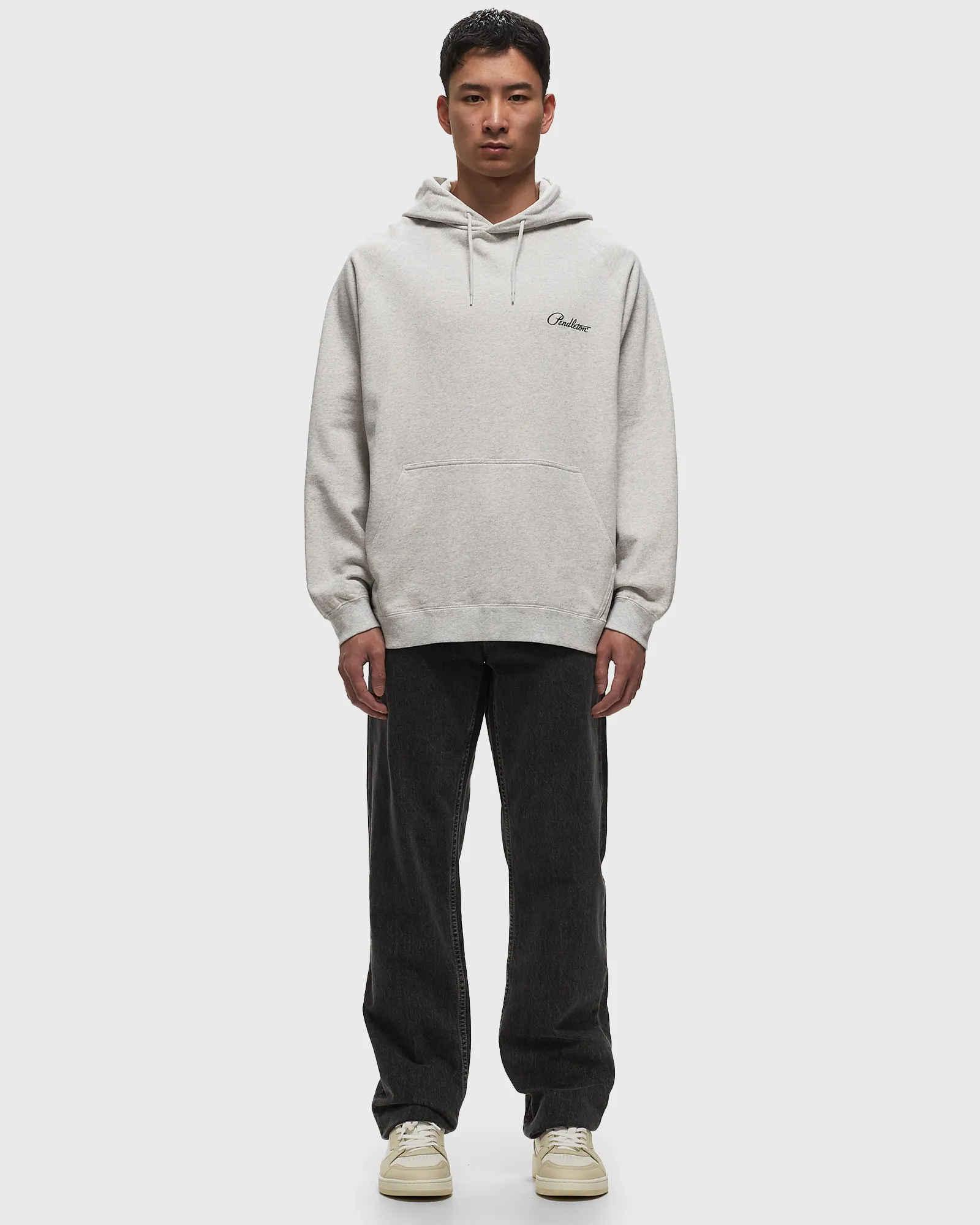 Pendleton BACK PRINT SWEAT HOODIE A GRAY HARDING STAR