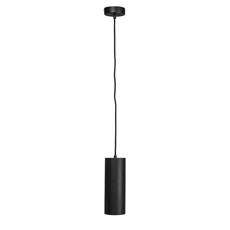 Design hanglamp zwart GU10 50mm - Tubo