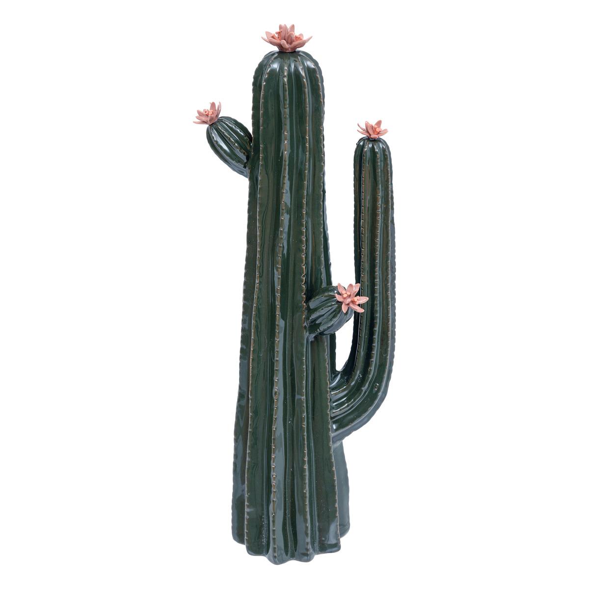 CACTUS CERAMIQUE PANAMA VERT PRAIRIE H.40CM