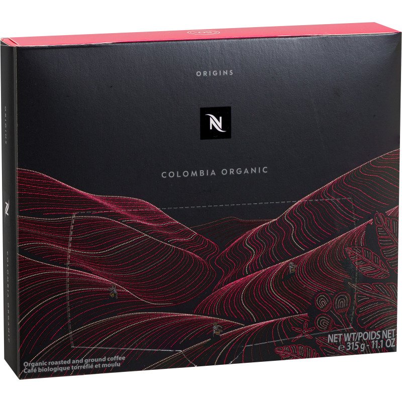 Capsules Nespresso Professionnel Colombia Organic - Boîte de 50