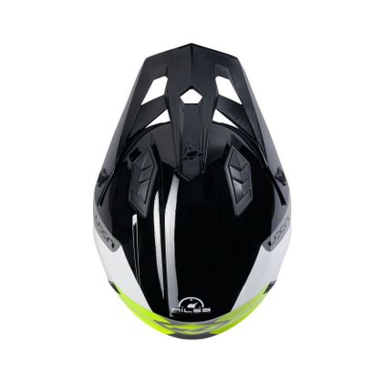 Casque trial Kenny MILES - GRAPHIC 2025 - Noir / Jaune