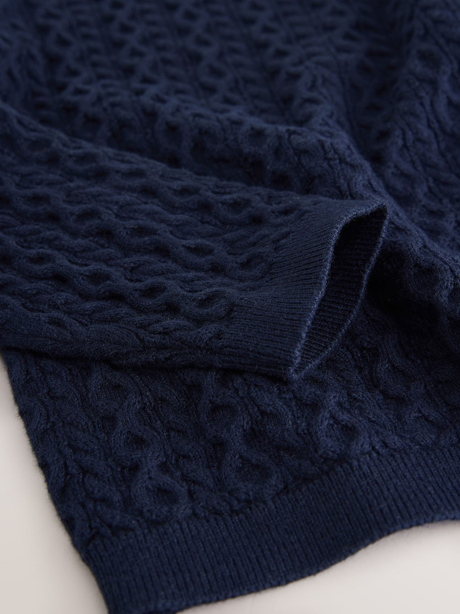 Marineblauw - Cashmere Blend Jumper (3mths-7yrs)