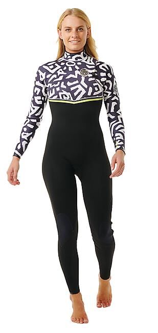 RIP CURL - INTEGRALE E BOMB 4/3 ZIP FREE FEMME