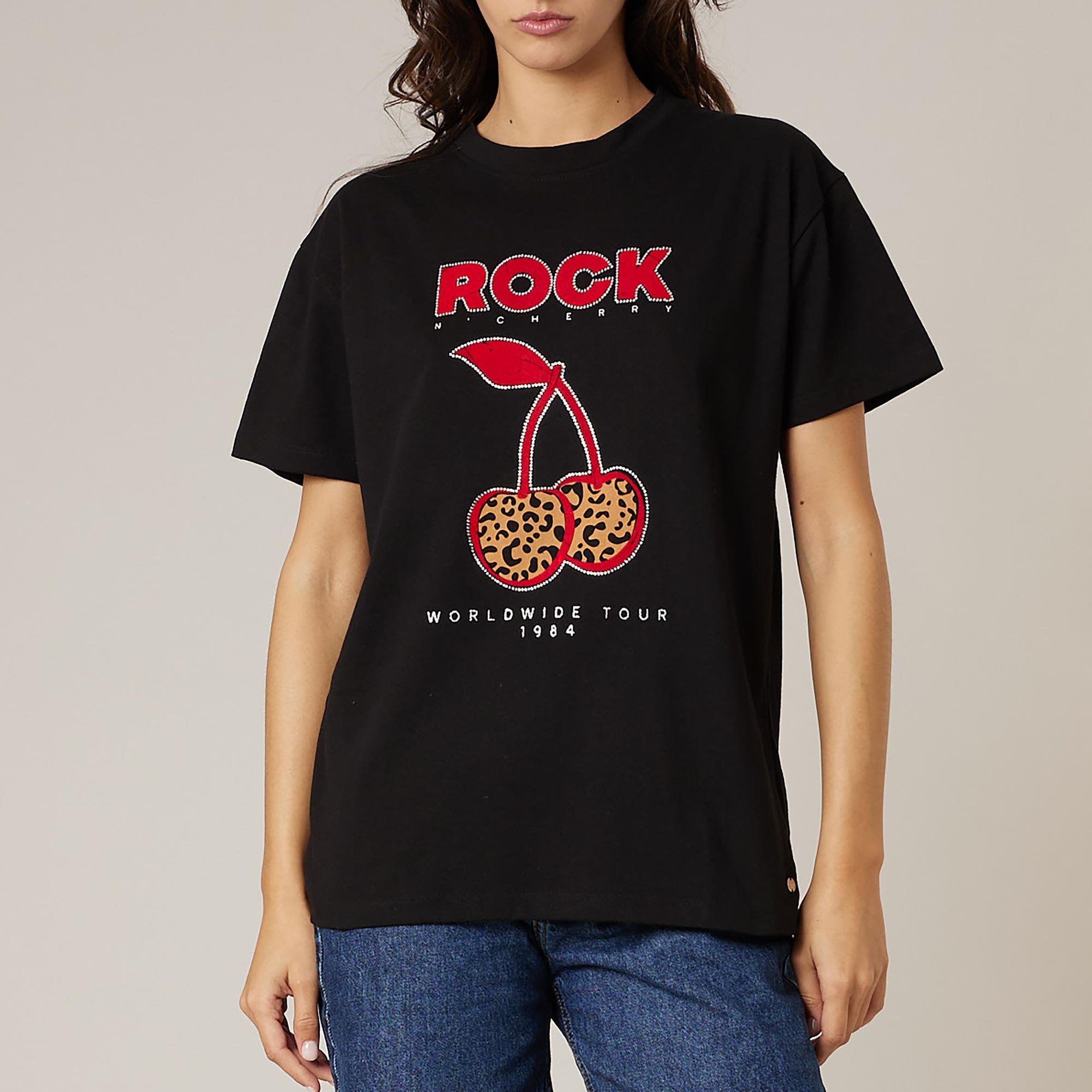 T-shirt Femme noir