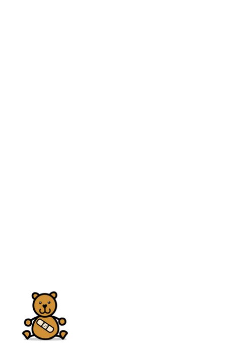 YH Tekent | Beterschapskaart | Knuffel