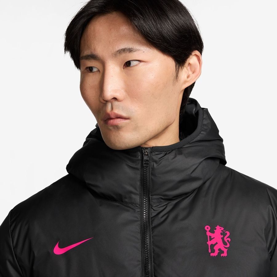 Chelsea Manteau d'Hiver Storm-FIT Coupe-Vent Primaloft Strike - Noir/Rose