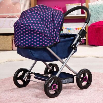 Bayer Design Dukkevogn Cosy, Blå/Rosa