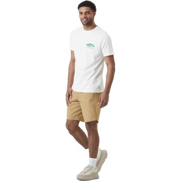T-shirt PICTURE D&S HALF DOME TEE NATURAL WHITE