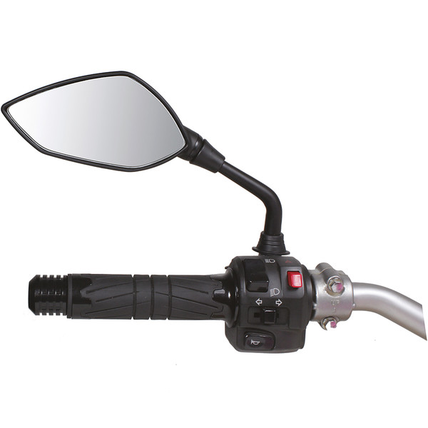 Chaft - Rétroviseur Extra - Pas de 10 mm Noir / Rouge