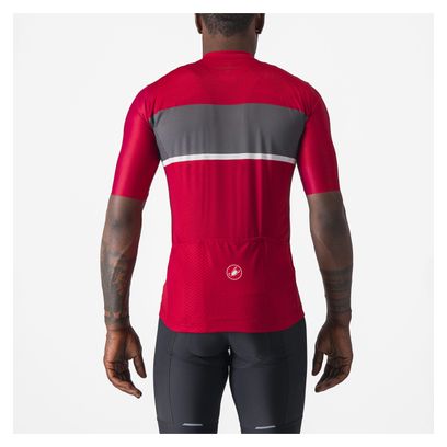 Maillot Manches Courtes Castelli Tradizione Rouge