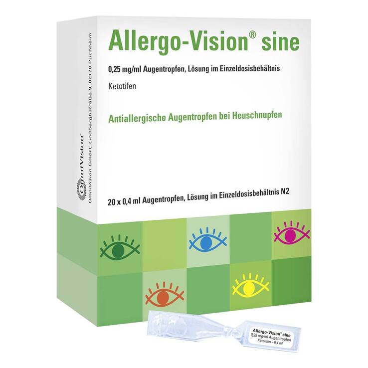 Allergo-Vision® sine Augentropfen im Einzeldosenbehältnis, 20X0.4 ml