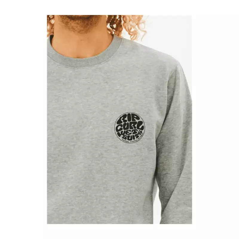 Sweat RIPCURL Wetsuit Icon Grey Marle