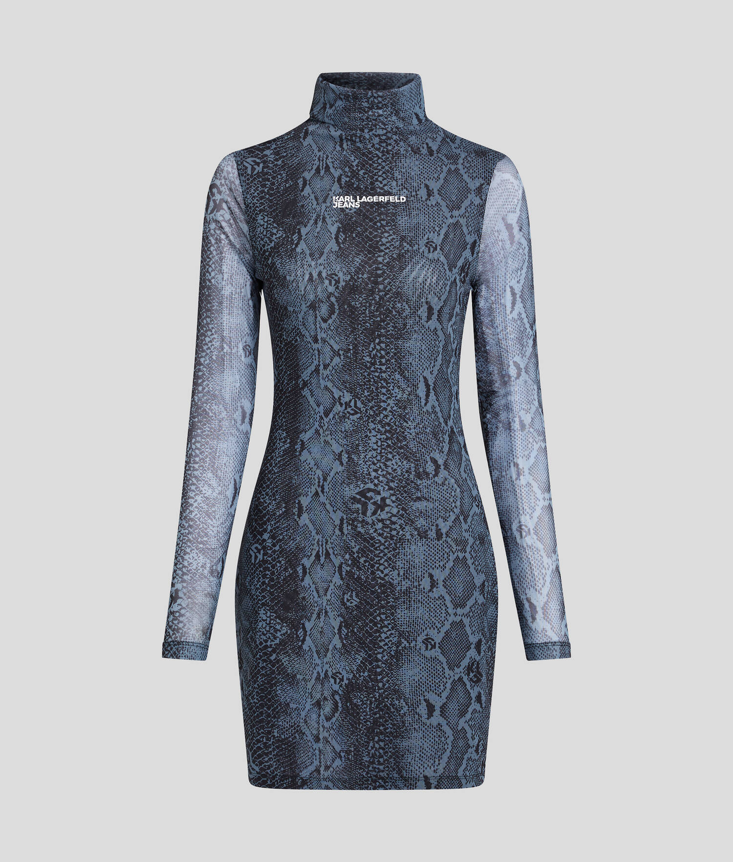 ROBE EN MESH IMPRIMÉ PEAU DE SERPENT KLJ