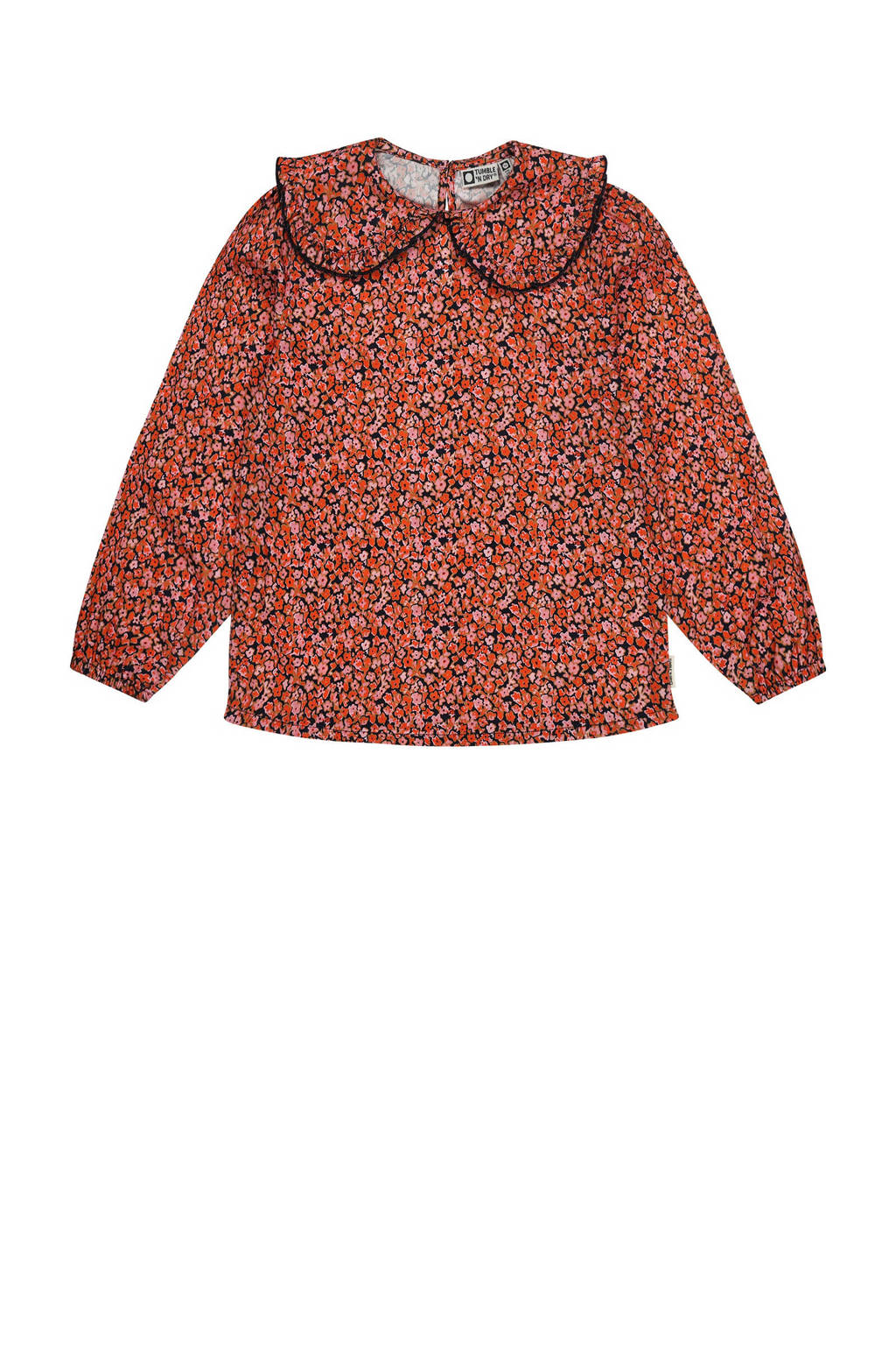Tumble 'n Dry gebloemdetop Flaine rood/oranje/multicolor