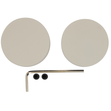 Intensions eindknop Cap 28mm warm grey 2 stuks
