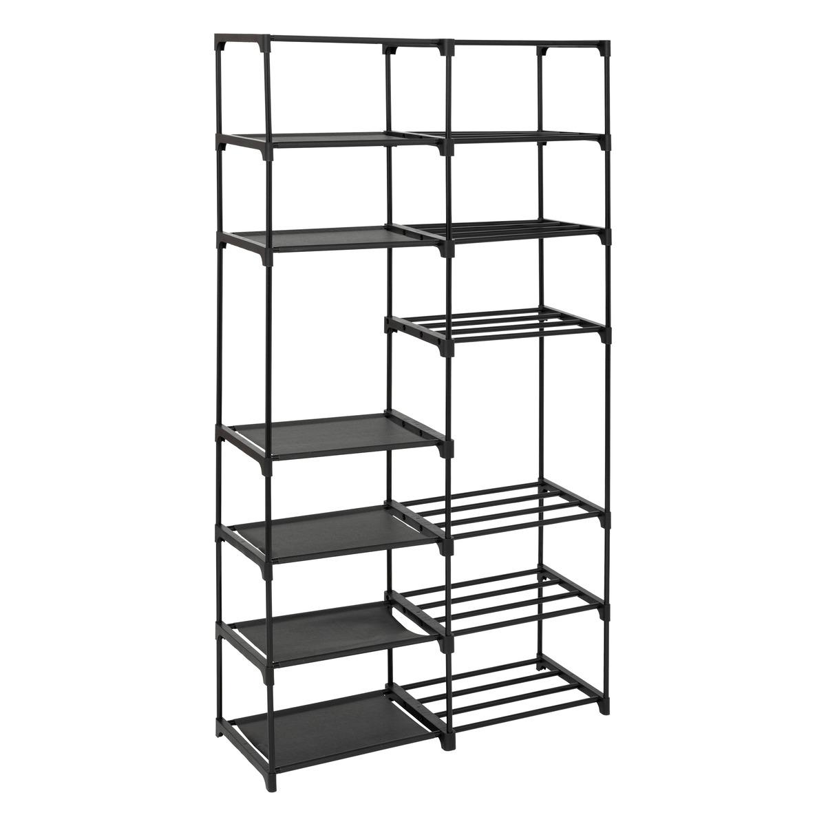RANGE CHAUSSURE METAL TISSUS 8 ETAGES 32 PAIRES