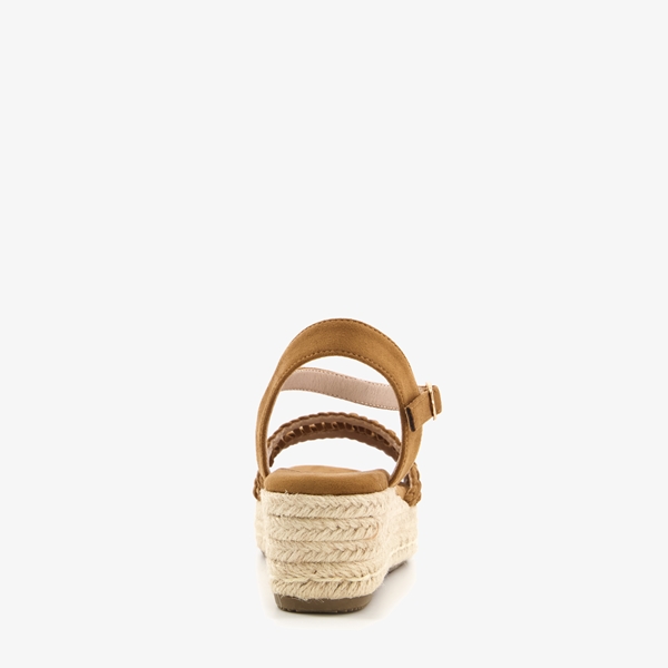 Blue Box dames espadrilles met sleehak beige