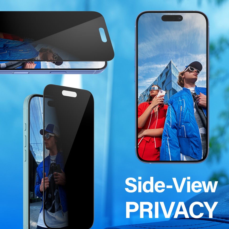 PanzerGlass - Skærmbeskyttelse Privacy - iPhone 16 - Ultra Wide Fit
