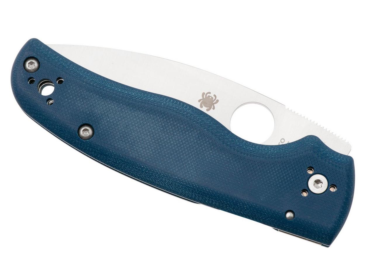 Spyderco Shaman Cobalt Blue CPM SPY27 C229GPCBL zakmes, Sal Glesser design