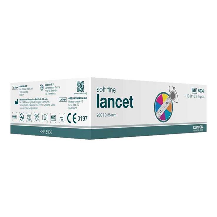 Klinion Soft fine colour Lanzetten 28 G, 110 St