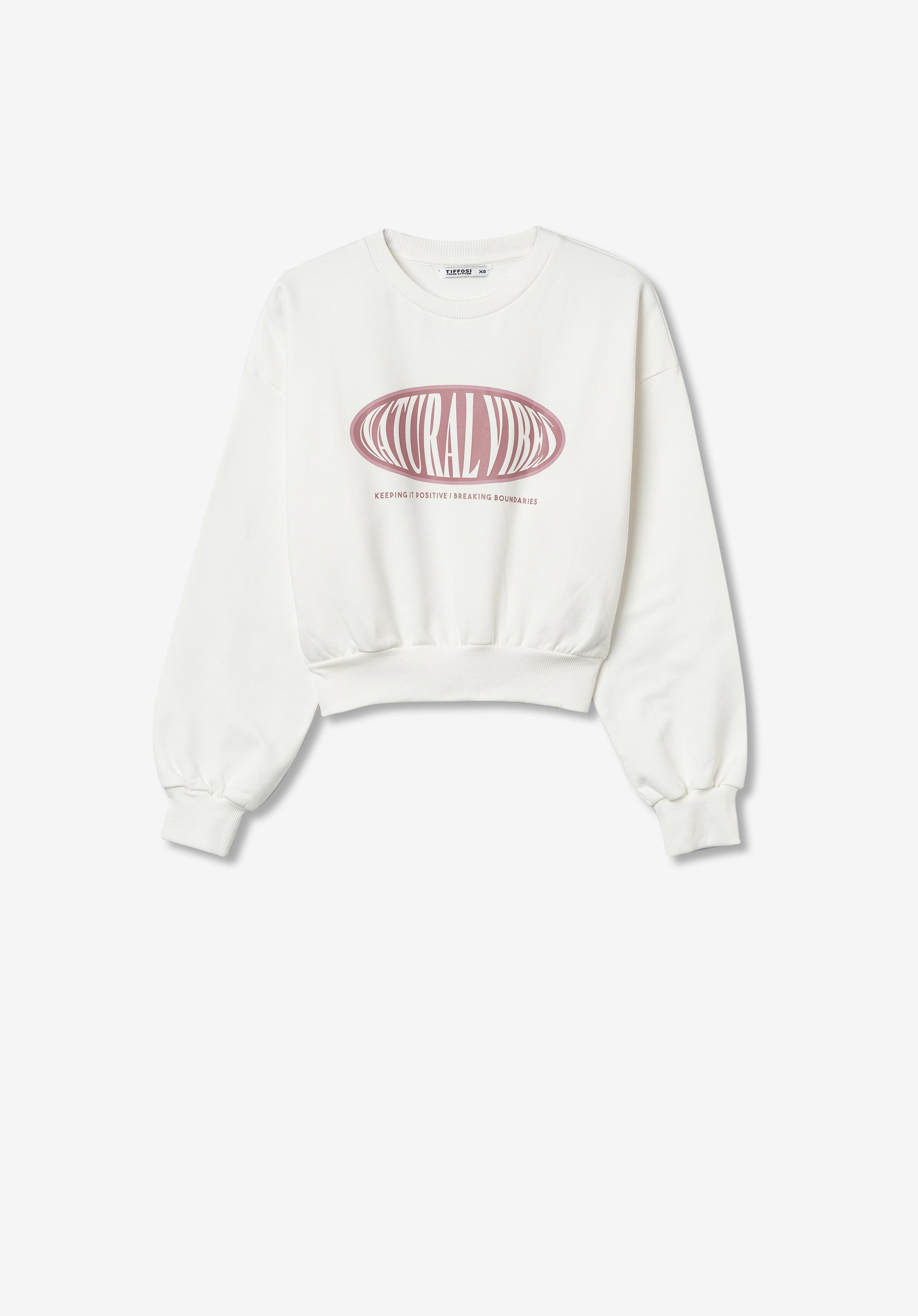 Sweatshirt com Estampado Frontal