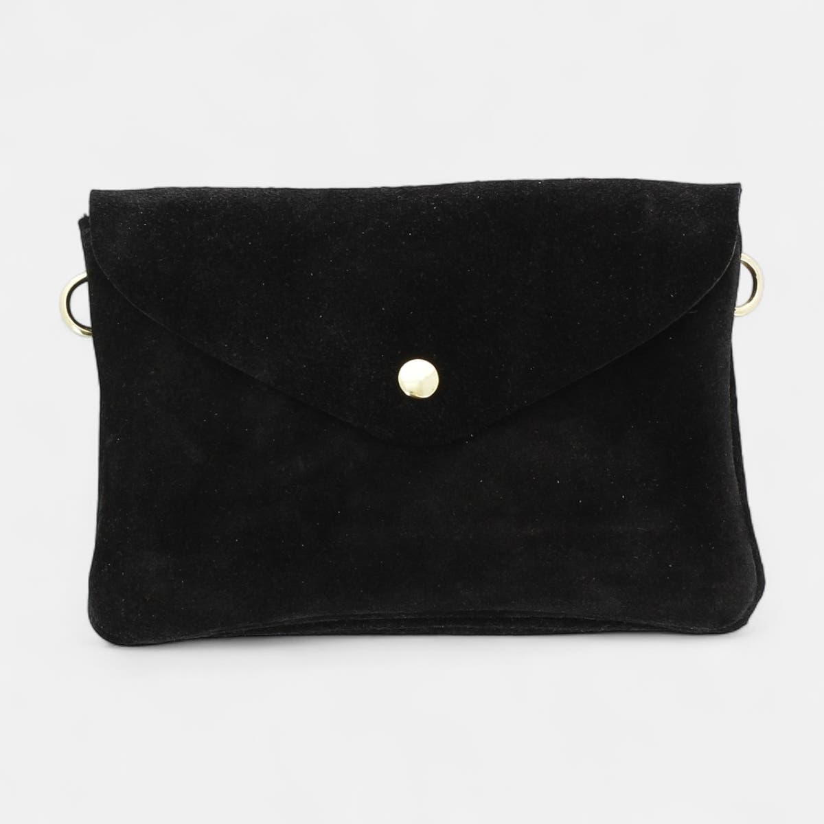 Sac bandoulière en cuir noir