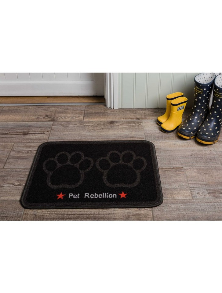 Pet Rebellion - Skåleunderlag - Sort - 40x60cm