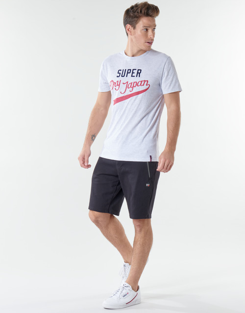 Superdry - COLLEGIATE GRAPHIC TEE 185 - Gris