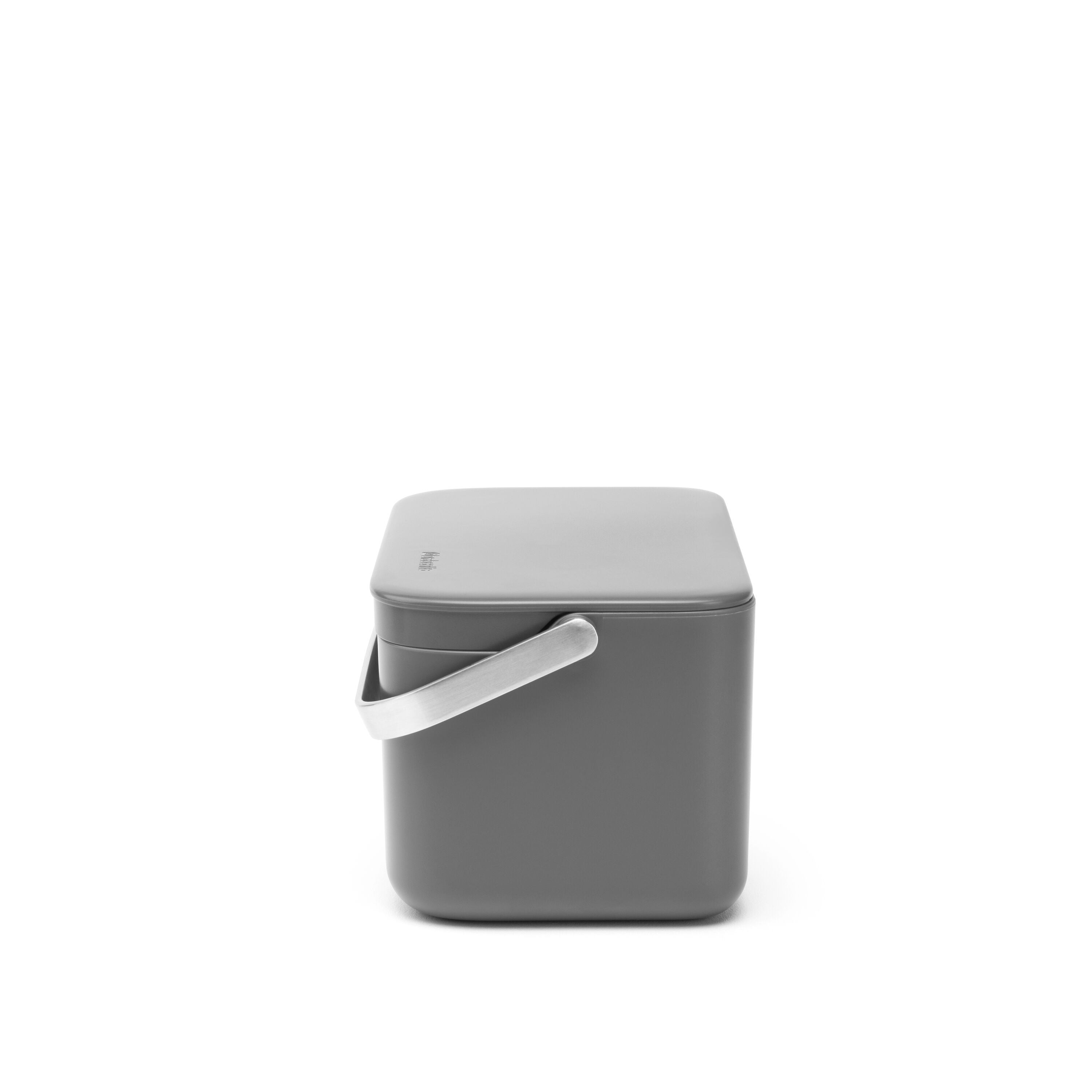 brabantia CADDY Komposteimer - Dunkelgrau / B: 22.0 cm x T: 12.7 cm x H: 10.7 cm