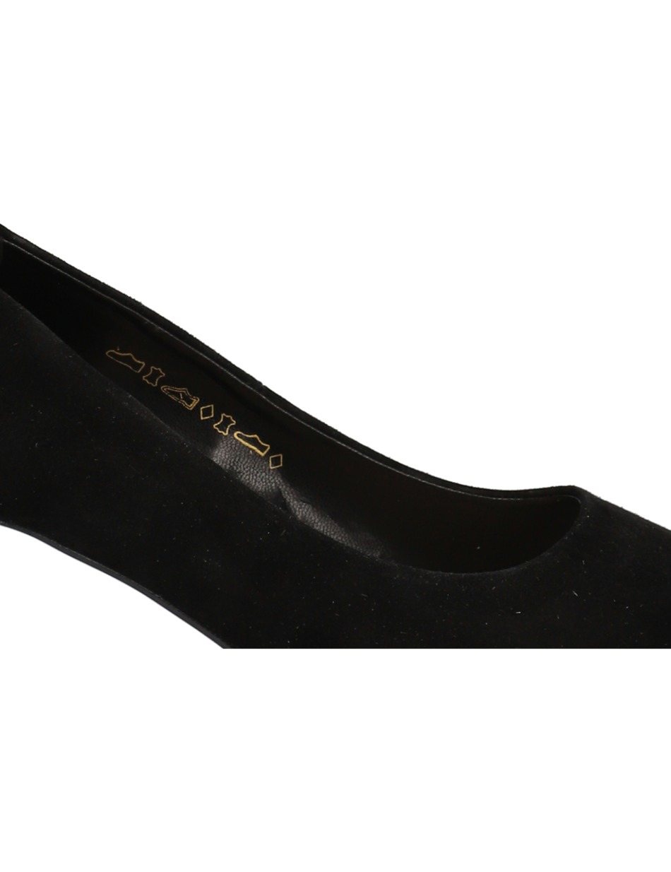 Veloursleder Pumps