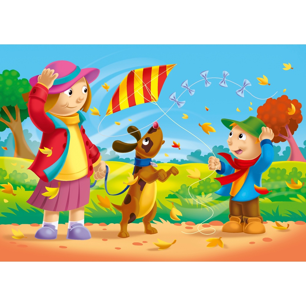 Ravensburger Meine ersten Puzzles: Wie ist das Wetter? 4 x Grobstrick-Puzzles im praktischen Großpack