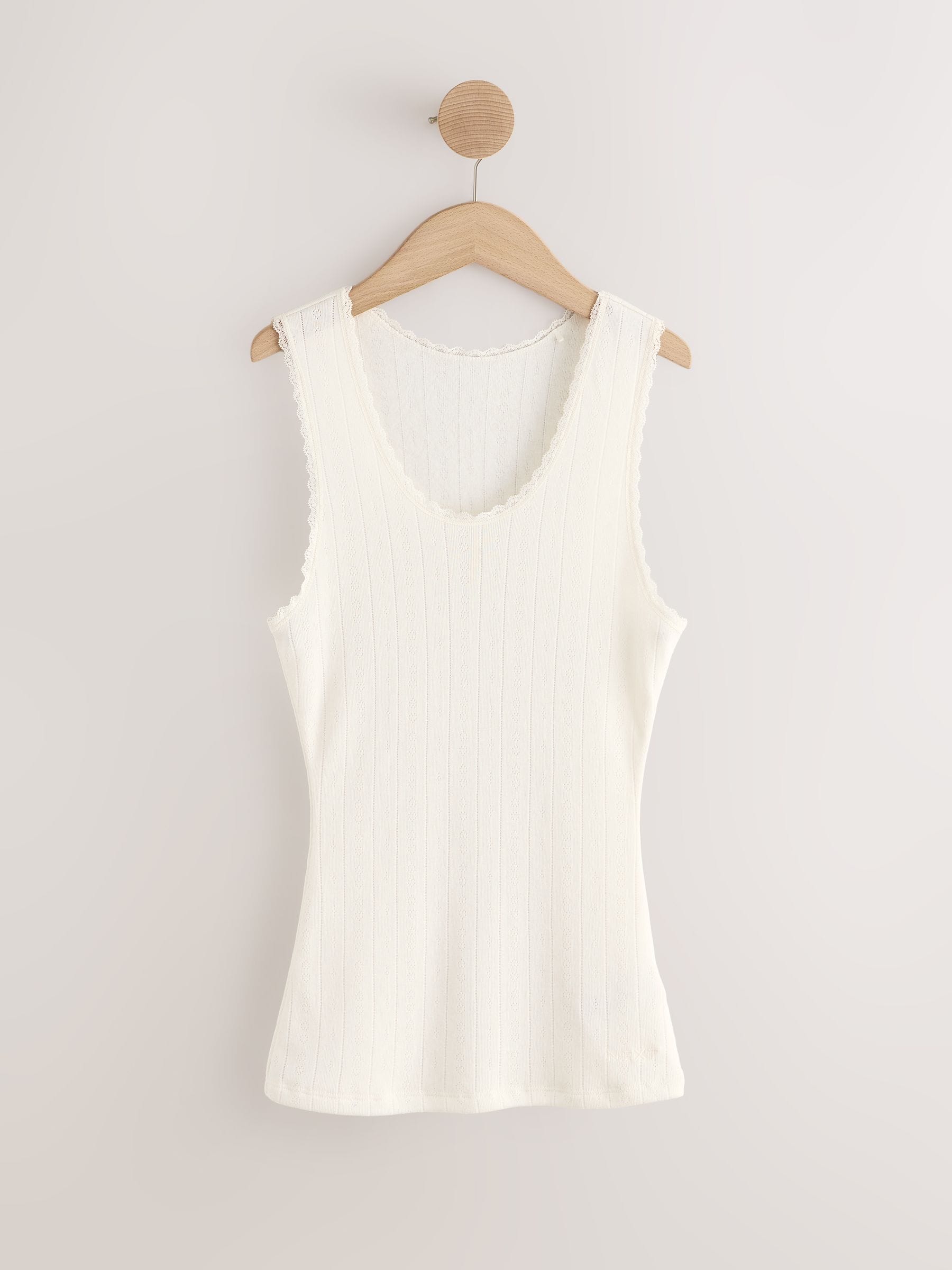 Crème - Thermal Maximum Warmth Cosy Pointelle Vest