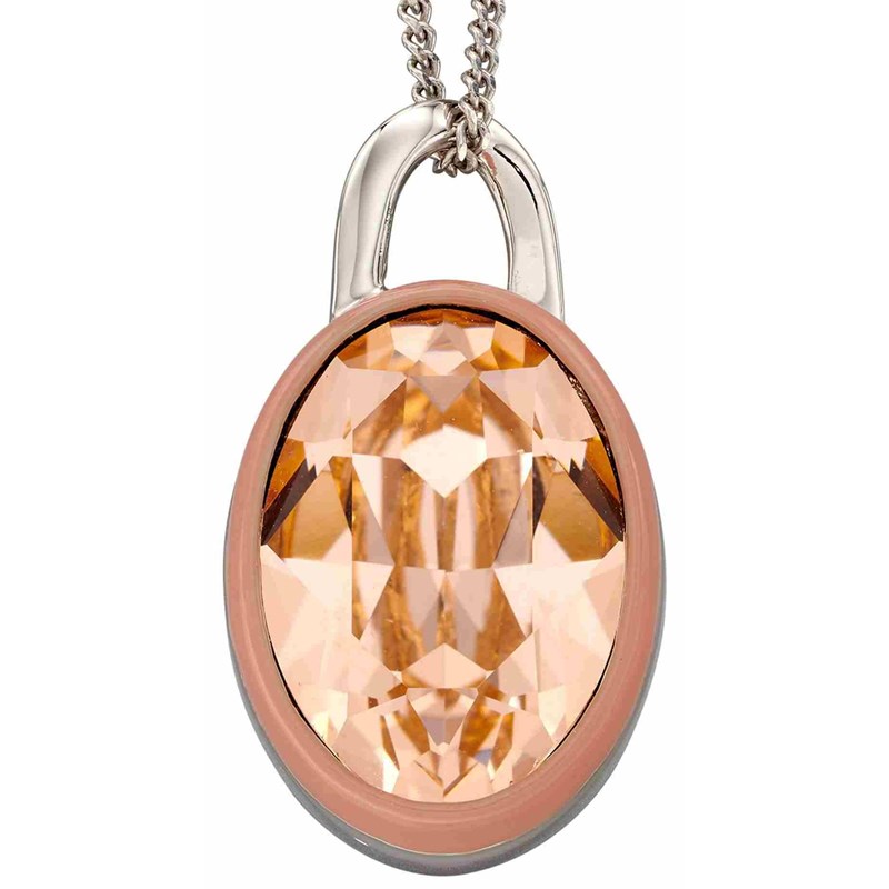 Collier cristal de pêche en argent 925/1000