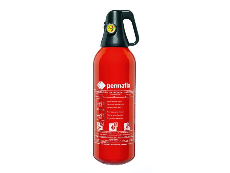 Permafix Feuerlöscher Schaum FS2-P Brandklasse ABF, 2 Liter
