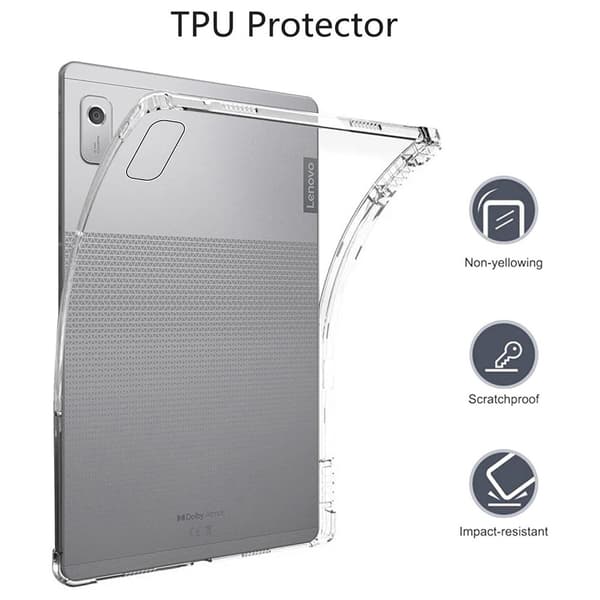 Til Lenovo Tab M9 - TPU-deksel Frostet Gjennomsiktig
